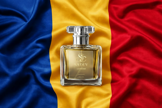 SADEV Lumière pe sticlă cu drapel românesc